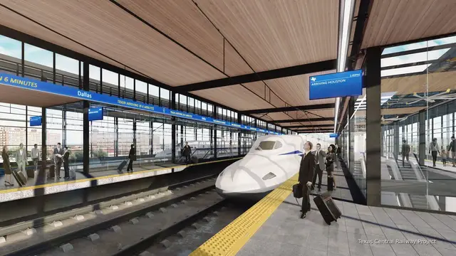 Video thumbnail for DOT terminates $64 million in federal funding for Texas high-speed rail project