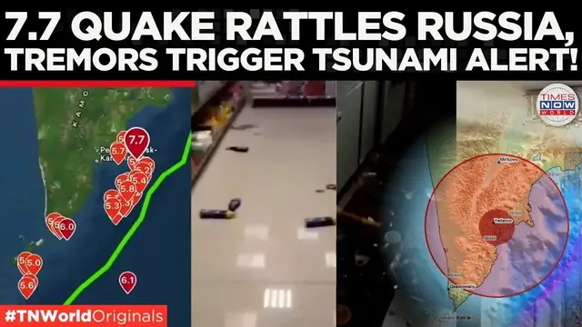'Video thumbnail for Russia Shaken: Massive 7.7 Quake Hits Near Nuclear Submarine Hub'