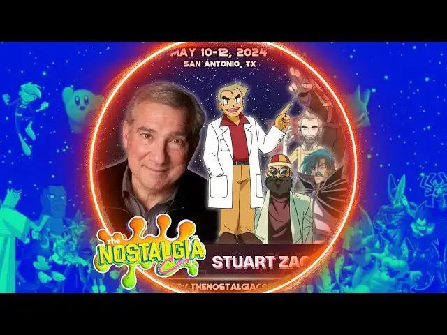 Video thumbnail for Stuart Zagnit, The Voice of Professor Oak, Does the Five-Question Interview at Nostalgia Con