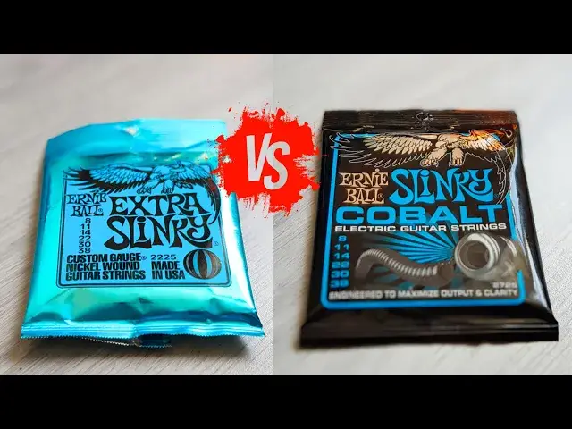 'Video thumbnail for Compared: Ernie Ball Regular Slinky vs Slinky Cobalt'