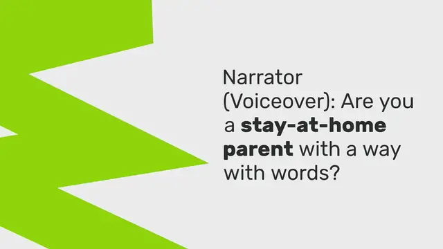 Video thumbnail for Work from Home Opportunities for Stay-at-Home Parents