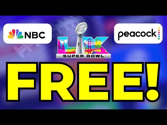 Video thumbnail for How to Watch Super Bowl 2026 for Free! (Seahawks vs. Patriots)