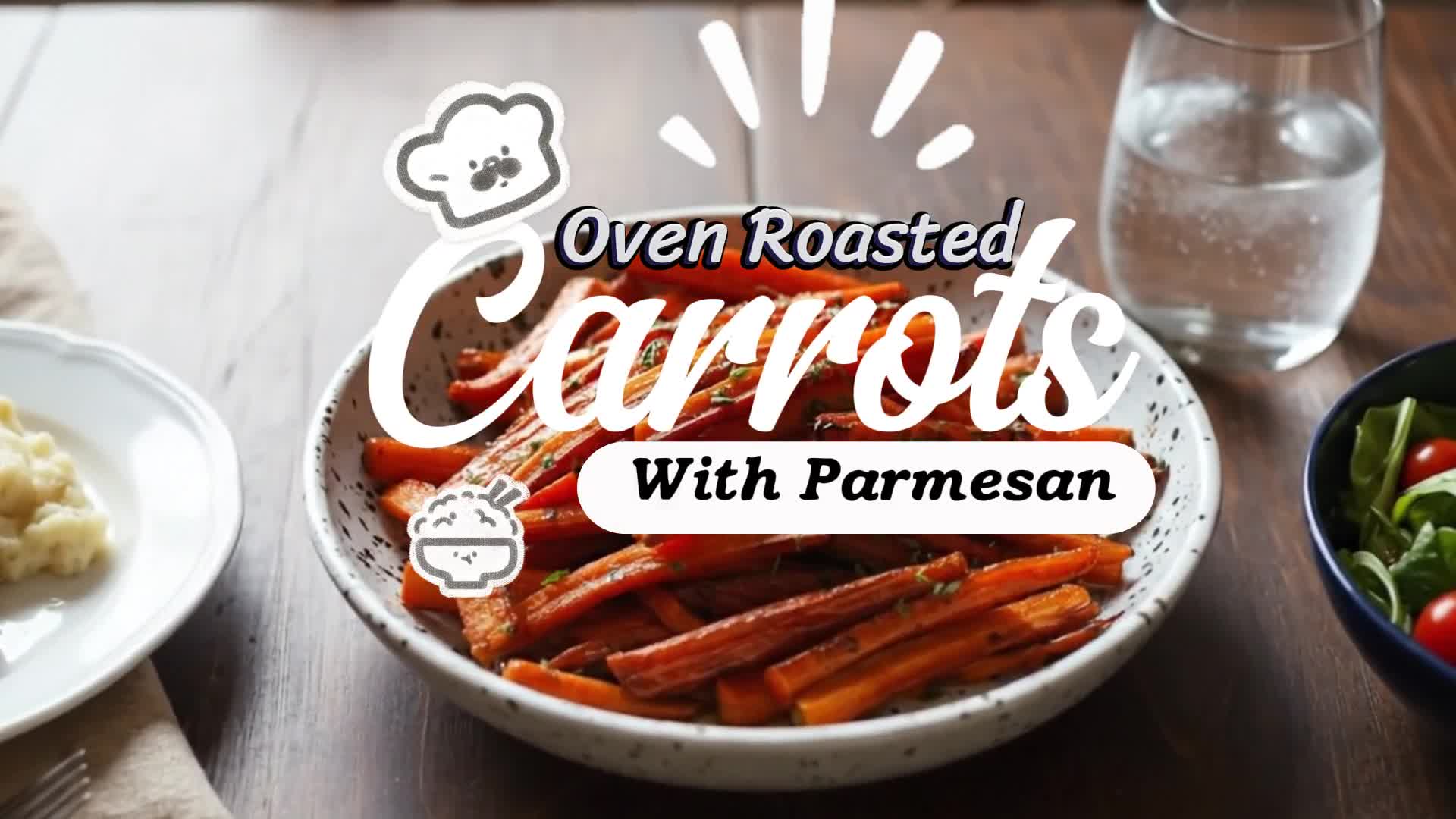 Video thumbnail for Crispy Parmesan Roasted Carrots 🥕 | Easy Oven-Baked Side Dish
