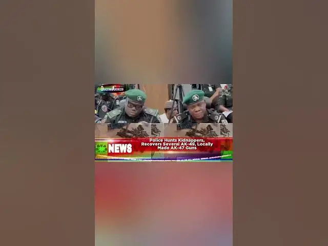 Video thumbnail for Police Hunts Kidnappers, Recovers Several AK-49, Locally Made AK-47 Guns