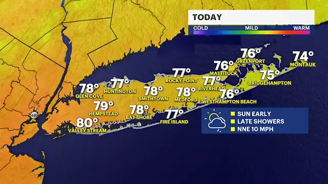 Video thumbnail for Cool, sunny Sunday in the Bronx before sunny and warm Labor Day