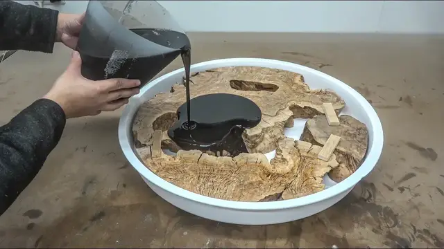 'Video thumbnail for Woodturner Attempting To Make A Table'
