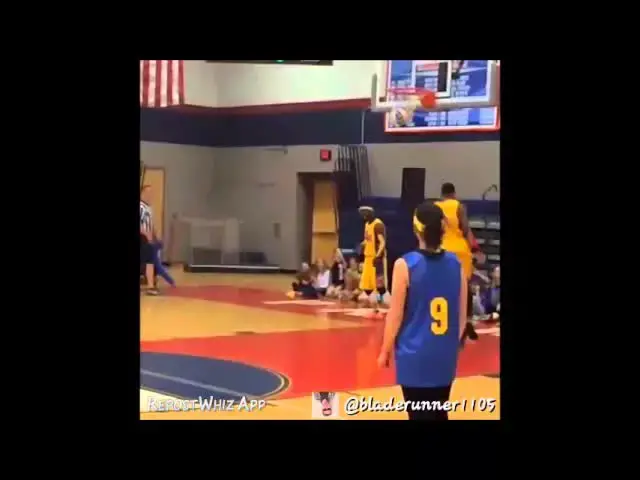 'Video thumbnail for jordan southerland: flight southerland harlem wizards dunk showcase'