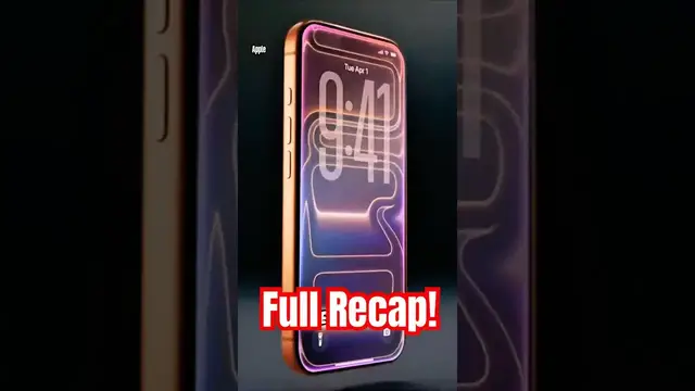 'Video thumbnail for Everything you missed from the iPhone 17 event!'