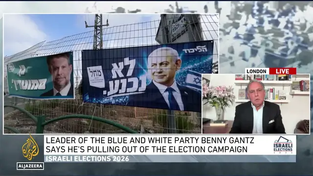 Video thumbnail for Gantz’s exit raises questions over Israel’s political future : Marwan Bishara