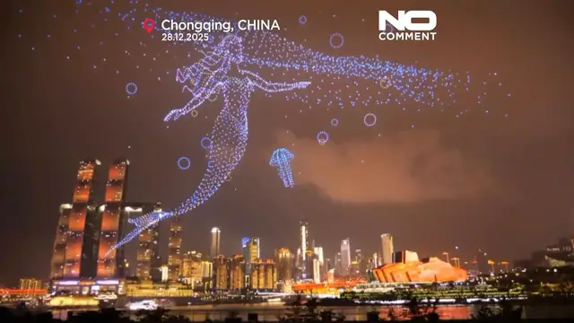 Video thumbnail for Chinese team operates thousands of drones using a single computer
