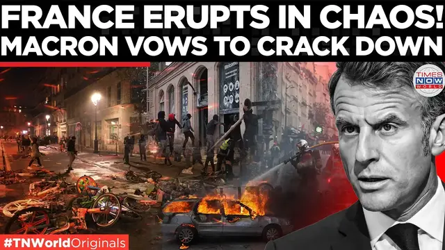 Video thumbnail for FRANCE BURNING! Public Buildings Attacked as Riots Spread Nationwide | Times Now World