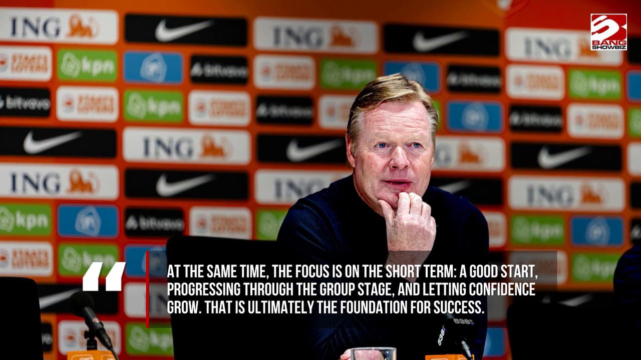 Video thumbnail for Ronald Koeman confident that Netherlands can have a 'fantastic' World Cup