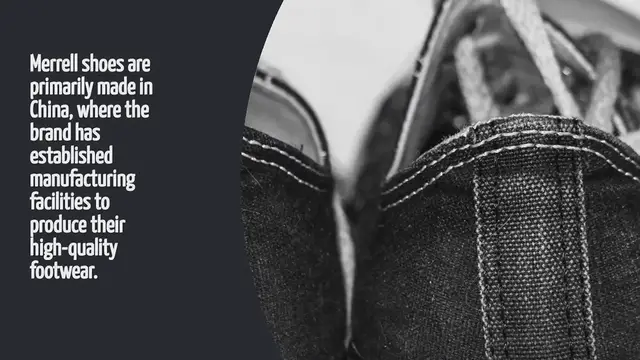 Video thumbnail for Where Are Merrell Shoes Made