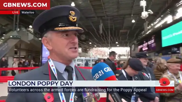 'Video thumbnail for WATCH: Veteran says Poppy Day Appeal reminds him of 'all the friends he has lost' in poignant moment'