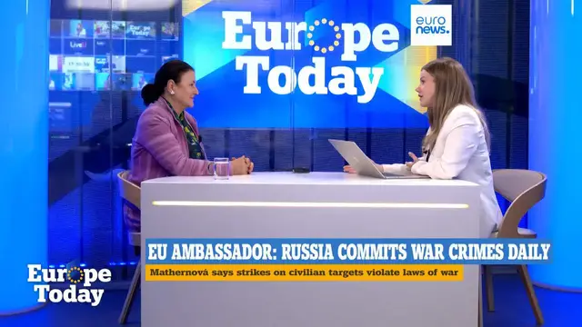 Video thumbnail for Kyiv has become a 'true frontline city', EU ambassador to Ukraine tells Euronews