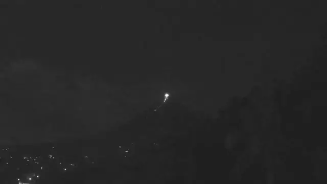 Video thumbnail for Philippines: Rivers Of Lava Flow From Mayon Volcano In Dramatic Nighttime Scenes.