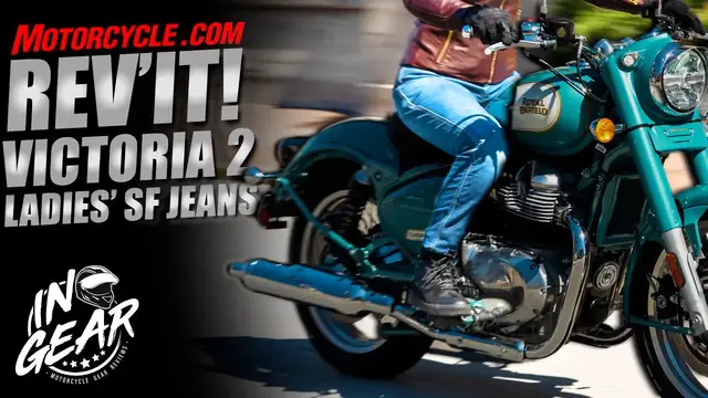 Video thumbnail for In Gear: REV’IT! Victoria 2 Jeans Review | Stylish Motorcycle Protection