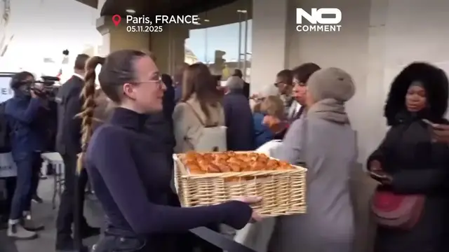 'Video thumbnail for Protests and crowds as Shein opens first permanent store in Paris'