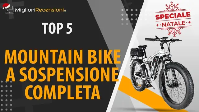 Video thumbnail for 🎁 MIGLIORE MOUNTAIN BIKE A SOSPENSIONE COMPLETA - NATALE 2021 (Confronto & Guida all'acquisto)