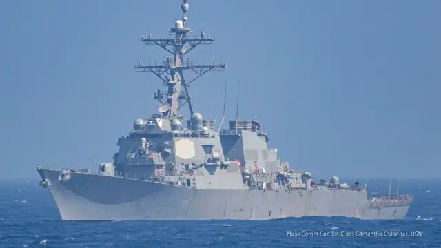 'Video thumbnail for Reloading at sea: US Navy's answer to China's missile advantage'