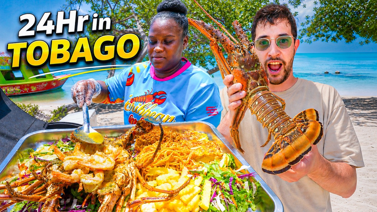 Video thumbnail for I Flew to Tobago for SEAFOOD 24 Hours of Tobago's BEST Food!!