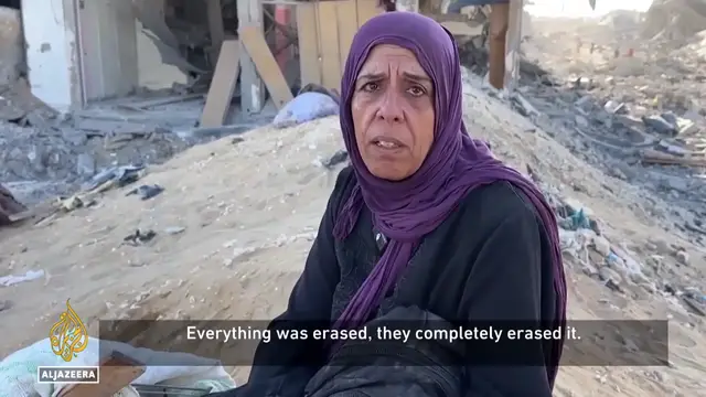 'Video thumbnail for Returning home to ruins: Gaza residents rebuild lives amid destruction'