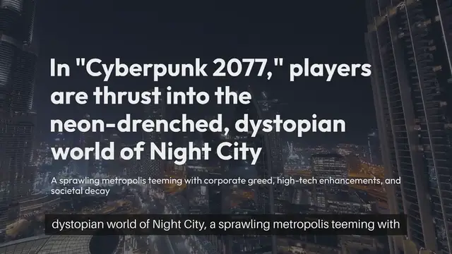 Video thumbnail for Cyberpunk 2077 Gameplay Walkthrough