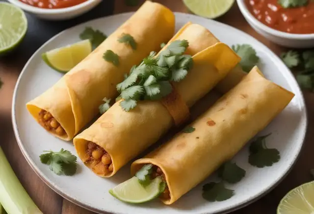 Video thumbnail for Crispy Flautas Recipe
