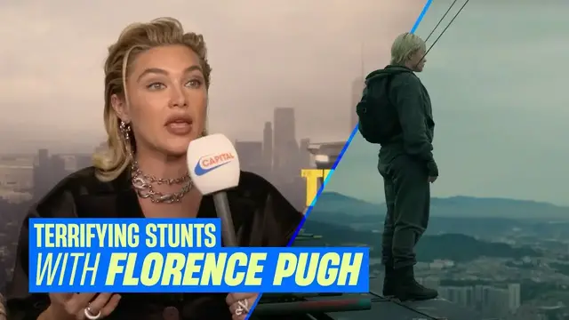 Video thumbnail for Florence Pugh on her daring stunt in Thunderbolts* | Capital