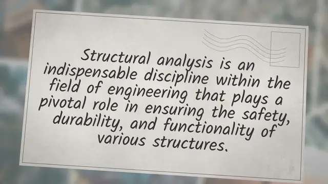Video thumbnail for The Guaranteed Importance of Structural Analysis: Unveiling the Foundation of Engineering