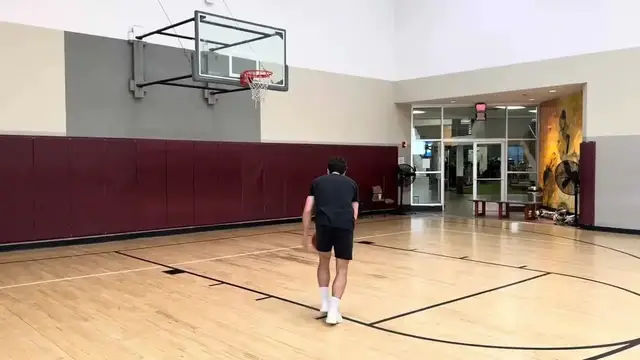 'Video thumbnail for austin bourque: dunking basketball after plantar fascia injury'