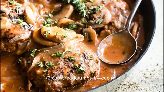 Video thumbnail for Salisbury Steak Recipe