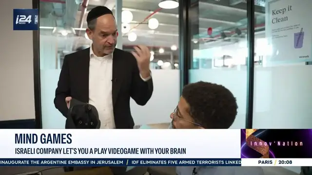 Video thumbnail for Israeli company lets you play video games with your brain | Innov'Nation