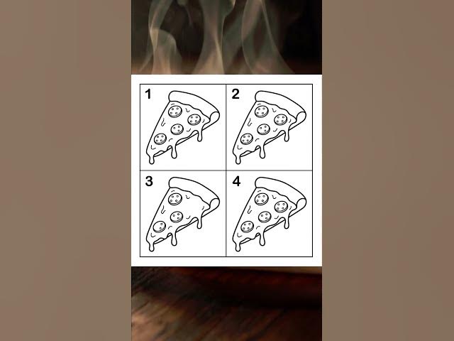 Video thumbnail for Find the different pizza slice: This looks easy but watch how many people get it wrong | QUIZ