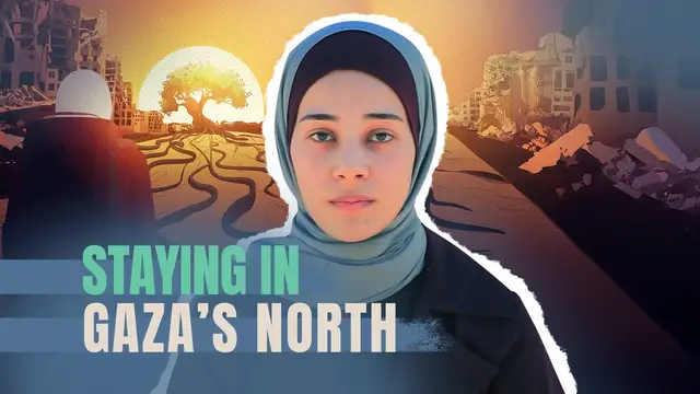 'Video thumbnail for Staying in Gaza's north | Between Us'