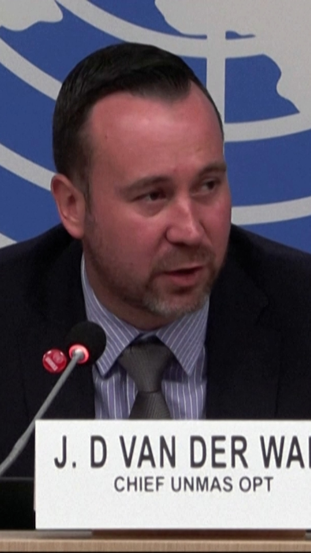 Video thumbnail for UN expert: Gaza littered 
with explosives, children
make up half of victims