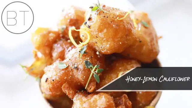 'Video thumbnail for Honey-Lemon Popcorn Cauliflower'