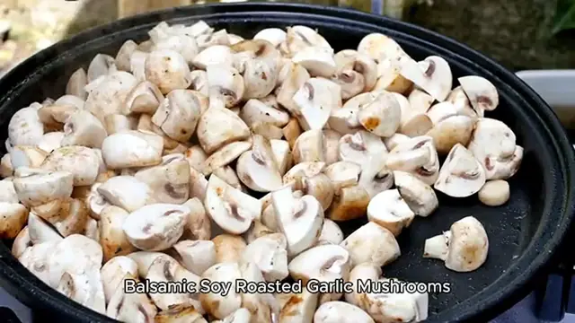 Video thumbnail for Balsamic Soy Roasted Garlic Mushrooms