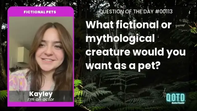 Video thumbnail for With the 21 Pilot mascot as a pet, Kayley won't be stressed out!