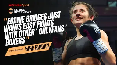 'Video thumbnail for Ebanie Bridges "Just Wants Easy Fights T0 Stay Relevant" Nina Hughes DOES NOT Hold Back'