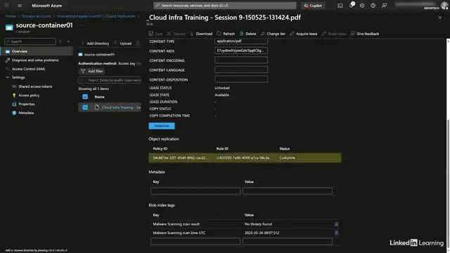 'Video thumbnail for Getting Started with Azure Storage'