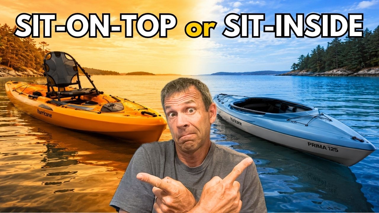 Video thumbnail for Sit-on-top kayaks vs sit-inside kayaks - Which kayak should you choose?