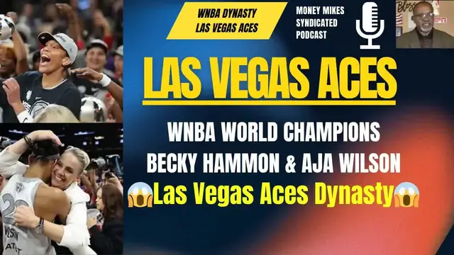 'Video thumbnail for money mike’s syndicated podcast: las vegas aces wnba dynasty and becky hammon’s coaching'