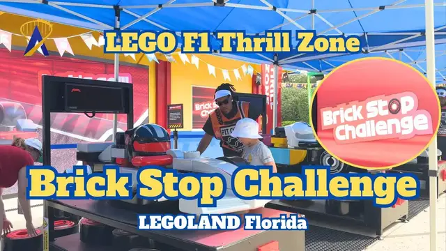 Video thumbnail for LEGO F1 Thrill Zone, Brick Stop Challenge - LEGOLAND Florida