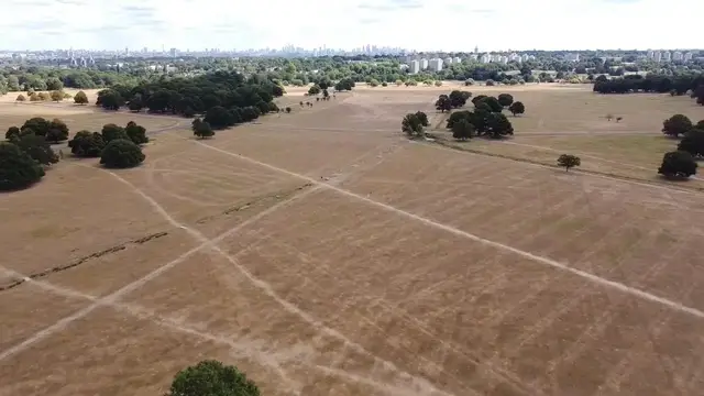 Video thumbnail for US: Heat alerts upgraded across England as temperatures set to reach 36C.