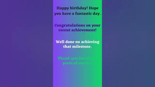 Video thumbnail for Various Ways of Appreciating Your Employees, Celebrate Milestones