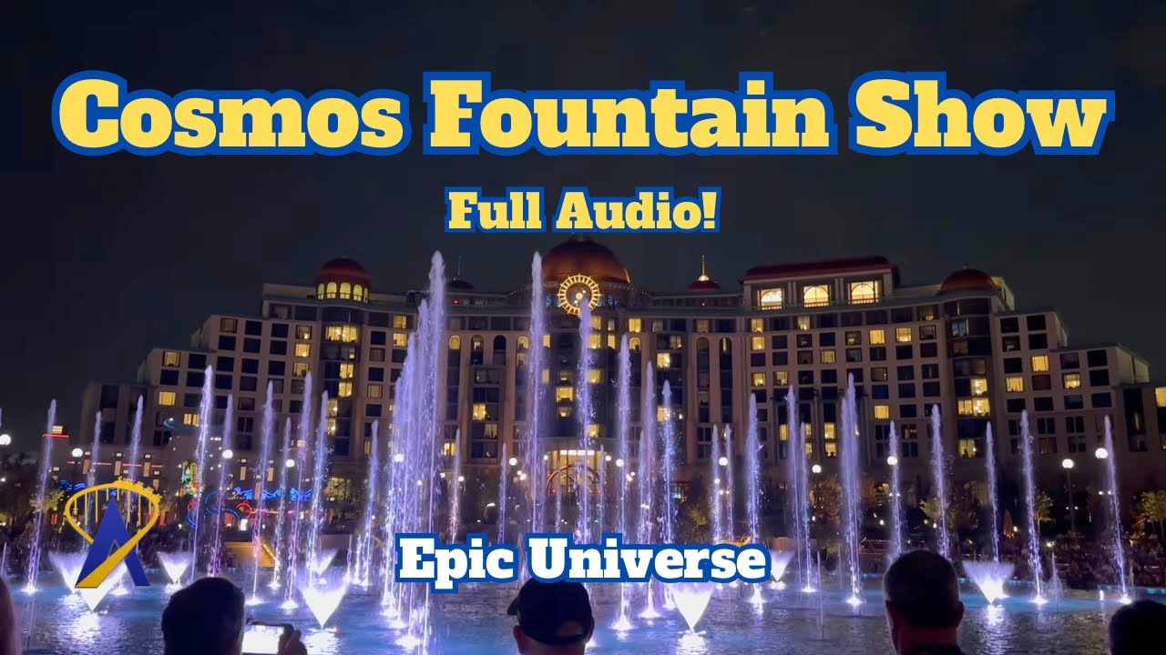 Video thumbnail for Witness the Nighttime Magic of Universal Epic Universe! - Cosmos Fountain Show