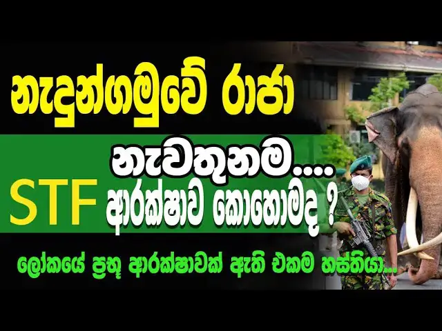 Video thumbnail for How is the security of the journey where Nedungamuwe Raja stopped?