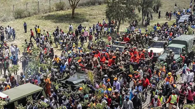 'Video thumbnail for Foreign dignitaries arrive in Nairobi for Raila's State funeral'