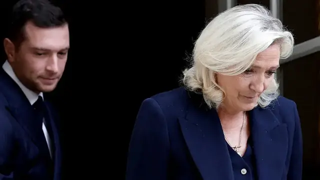Video thumbnail for Marine Le Pen's appeal trial is 'first act of 2027 presidential election'